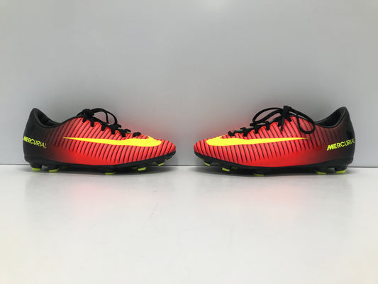 Soccer Shoes Cleats Child Size 2 Nike Mercurial Tangerine Pink Lime Like New