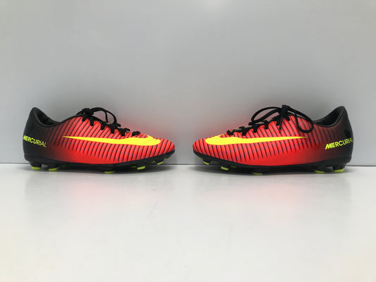 Soccer Shoes Cleats Child Size 2 Nike Mercurial Tangerine Pink Lime Like New