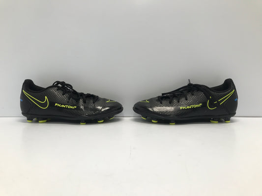 Soccer Shoes Cleats Child Size 2 Nike Phantom Black Lime Like New