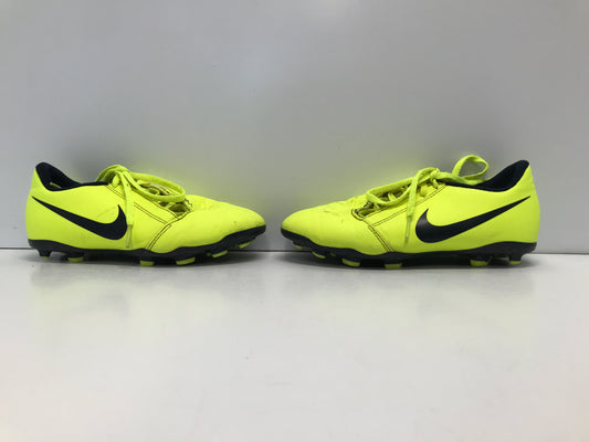 Soccer Shoes Cleats Child Size 2 Nike Phantom Lime Black Minor Wear