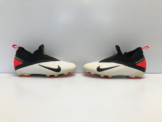 Soccer Shoes Cleats Child Size 3.5 Nike Phantom Fushia White Black Slipper Foot Excellent