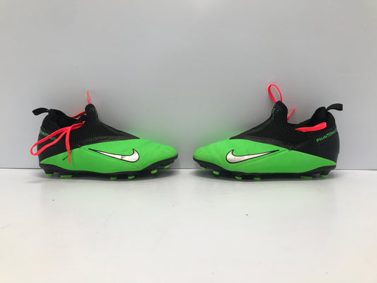 Soccer Shoes Cleats Child Size 3.5 Nike Phantom Slipper Foot Lime Black