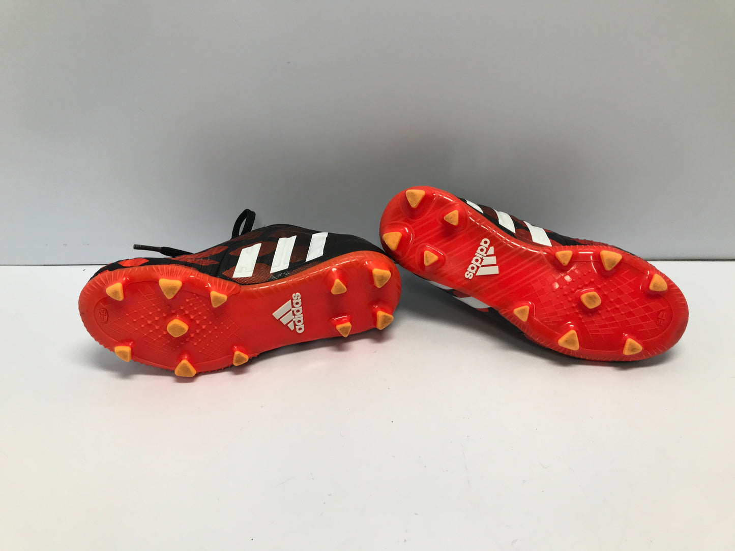 Soccer Shoes Cleats Child Size 3 Adidas Absolado Black Red Excellent