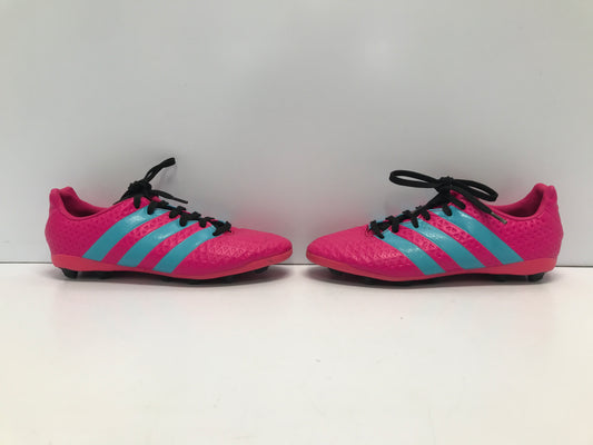 Soccer Shoes Cleats Child Size 3 Adidas Fushia Blue