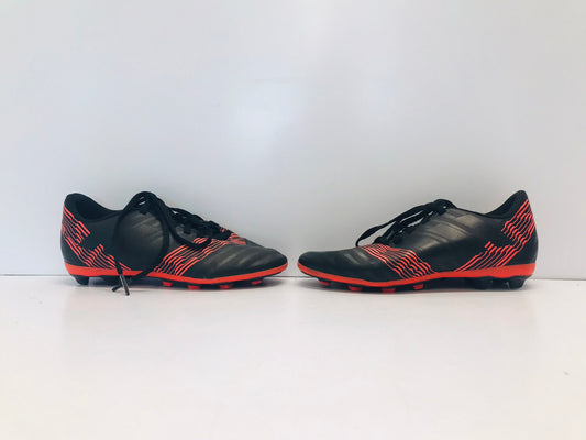 Soccer Shoes Cleats Child Size 3 Adidas Nemeziz Black and Tangerine