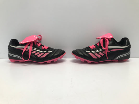 Soccer Shoes Cleats Child Size 3 Athletic Pink Black