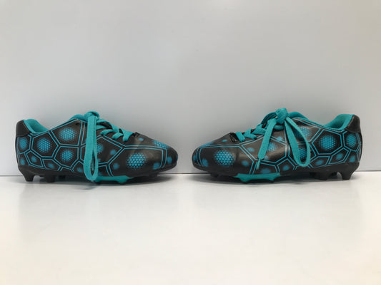 Soccer Shoes Cleats Child Size 3 Blue Black Excellent