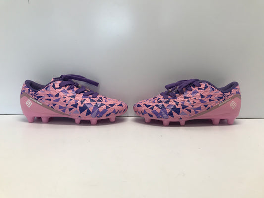 Soccer Shoes Cleats Child Size 3 Dream Pink Purple Like New