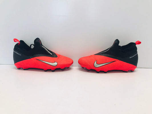 Soccer Shoes Cleats Child Size 3 Nike Phantom Slipper Foot Tangerine Black