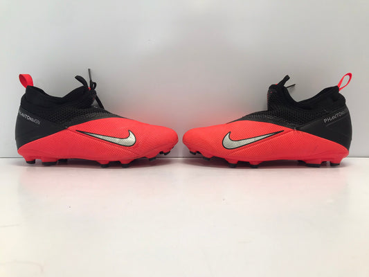 Soccer Shoes Cleats Child Size 3 Nike Phantom Tangerine Black Slipper Foot Excellent