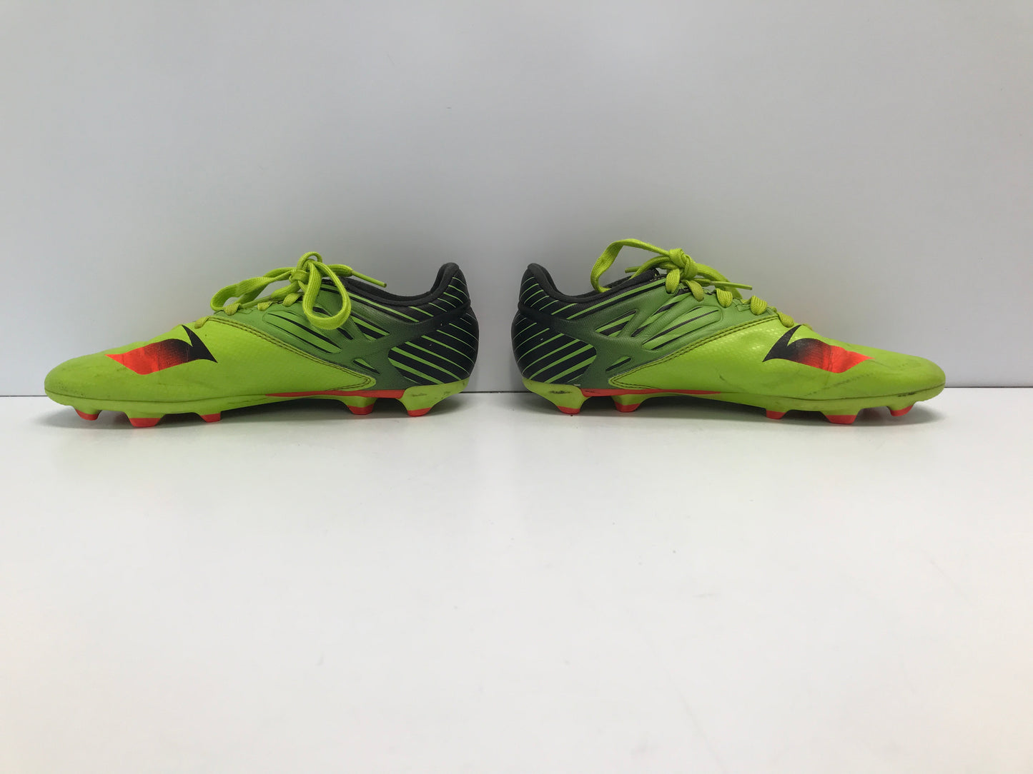 Soccer Shoes Cleats Child Size 5 Adidas Lime Green Orange