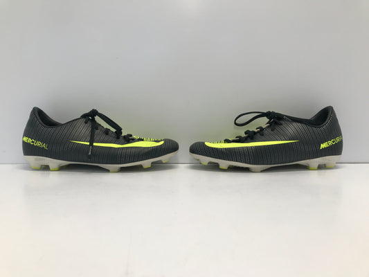 Soccer Shoes Cleats Child Size 5 Youth Nike Mercurial CR7 Grey Lime Outstanding Quality