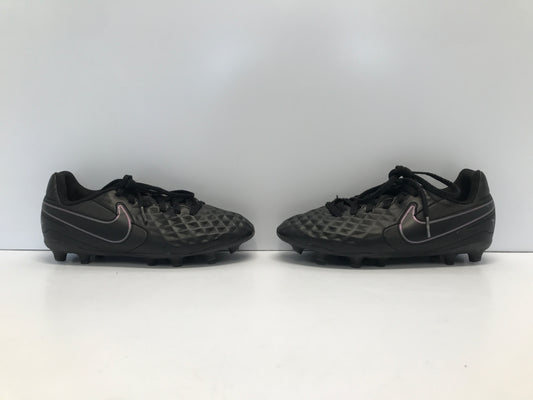 Soccer Shoes Cleats Child Size 8-9 Toddler Nike Tiempo Black