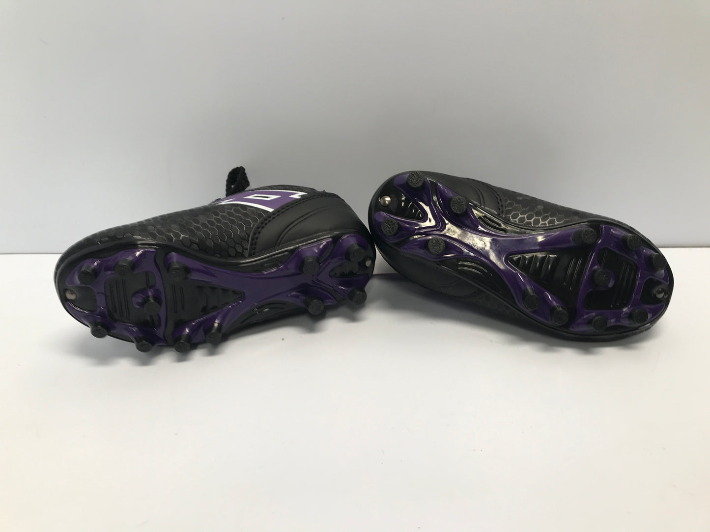 Soccer Shoes Cleats Child Size 8 Lotto Toddler Black Purple New With Tags