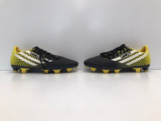 Soccer Shoes Cleats Cleats Men's Size 6.5 Adidas Black White Yellow Excellent