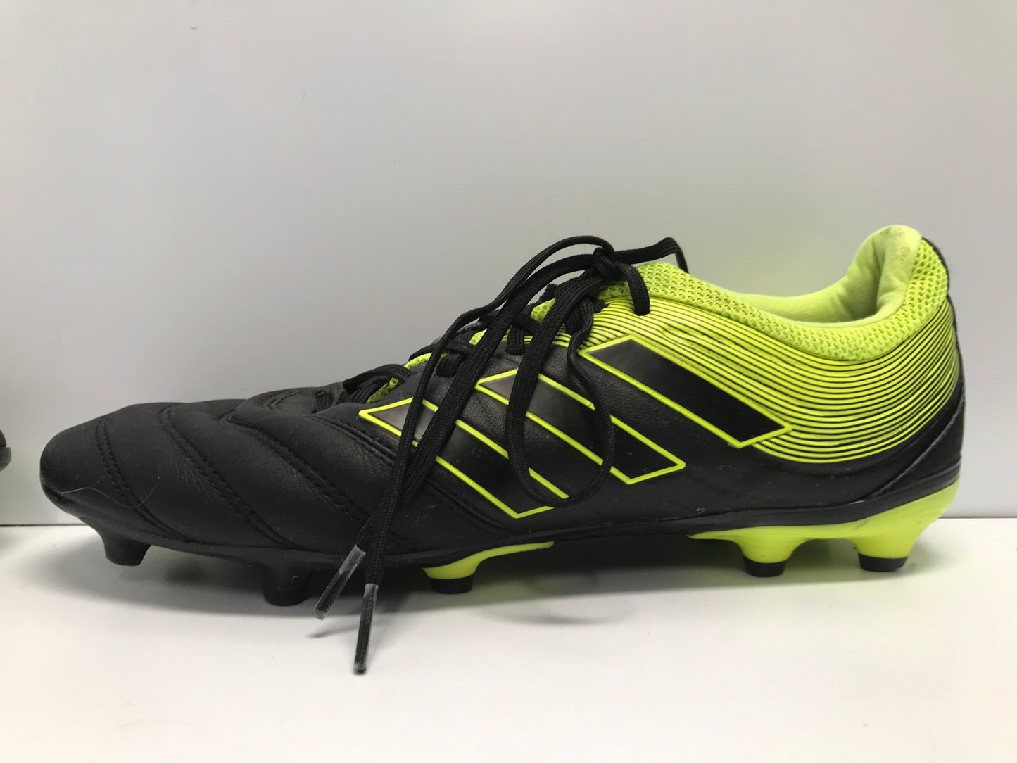 Soccer Shoes Cleats Men's Size 10 Adidas Copa Black Lime Excellent