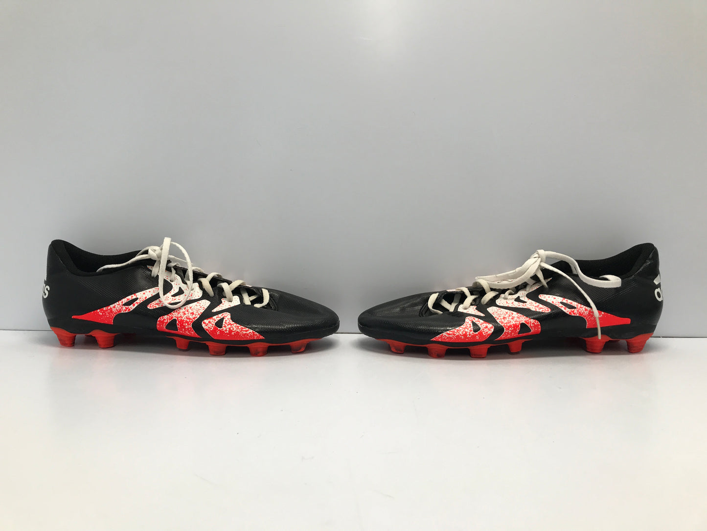 Soccer Shoes Cleats Men's Size 11.5 Adidas X Black White Coral Like New