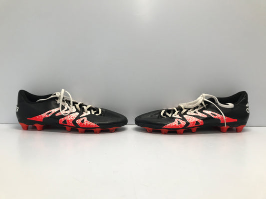 Soccer Shoes Cleats Men's Size 11.5 Adidas X Black White Coral Like New