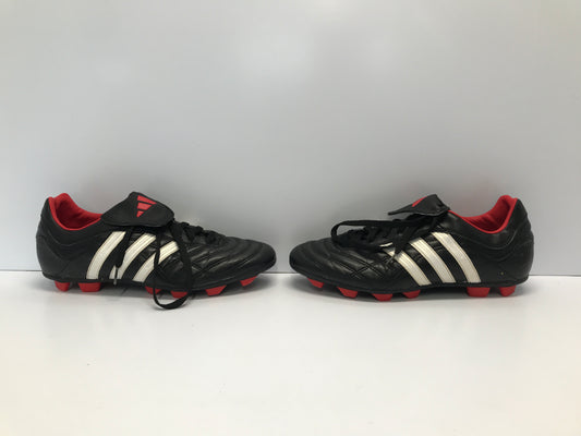 Soccer Shoes Cleats Men's Size 11 Adidas Black White Red Excellent