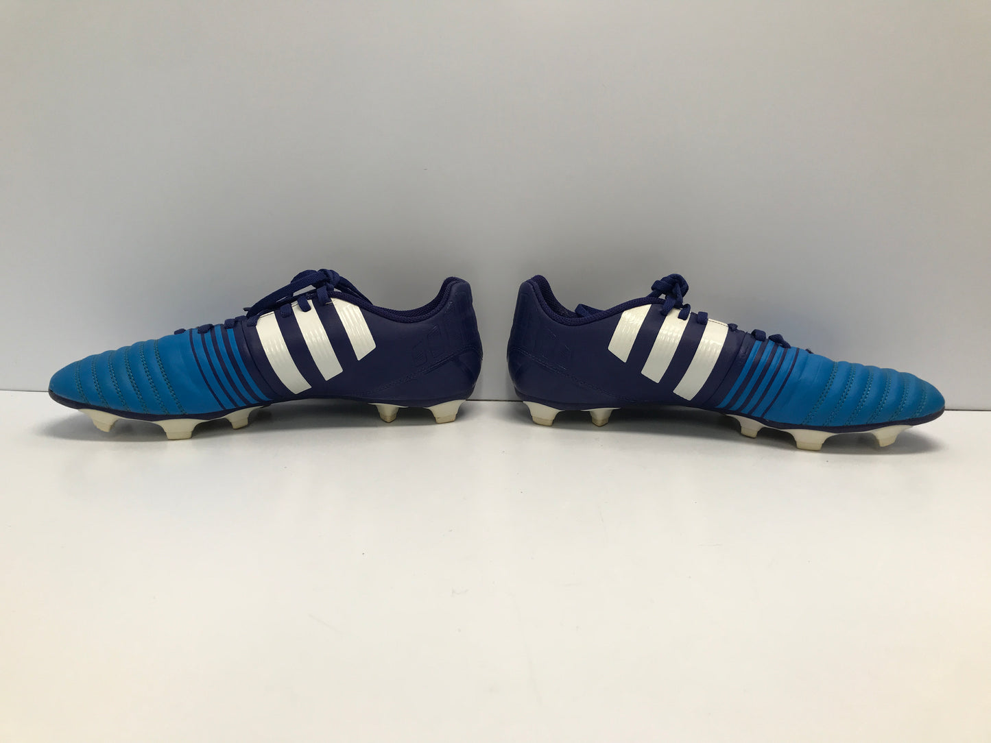 Soccer Shoes Cleats Men's Size 11 Adidas Nitocharge Blue Excellent