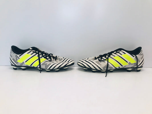 Soccer Shoes Cleats Men's Size 12 Adidas Nemeziz  Black White Lime
