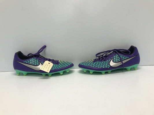 Soccer Shoes Cleats Men's Size 12 Nike Magista Purple Teal Lime Excellent