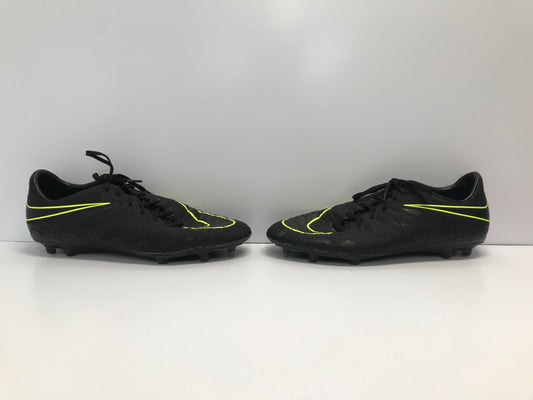 Soccer Shoes Cleats Men's Size 13 Nike Black Lime Excellent