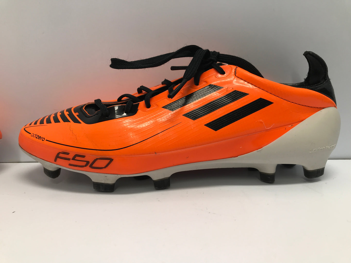 Soccer Shoes Cleats Men's Size 6 Adidas Black Tangerine Excellent