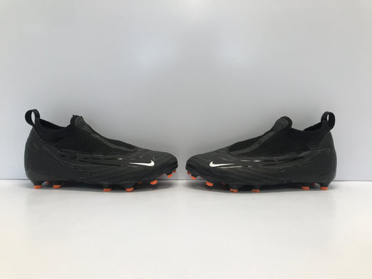 Soccer Shoes Cleats Men's Size 6 Nike Phantom Black Tangerine Slipper Foot Excellent