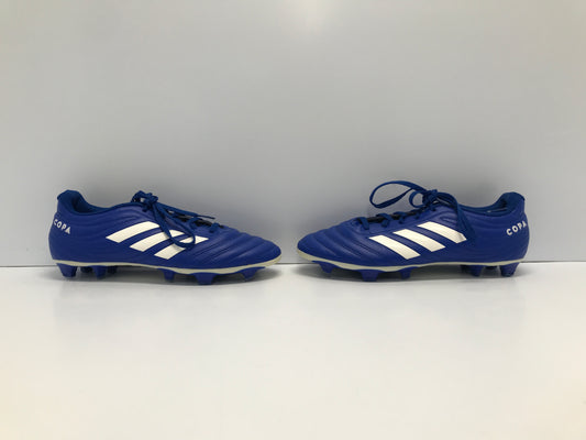 Soccer Shoes Cleats Men's Size 7.5 Adidas Blue White Like New