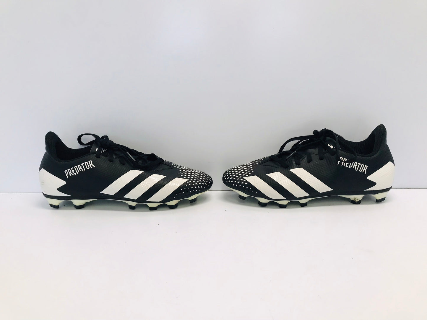 Soccer Shoes Cleats Men's Size 7 Adidas Preditor Black White New Demo Model
