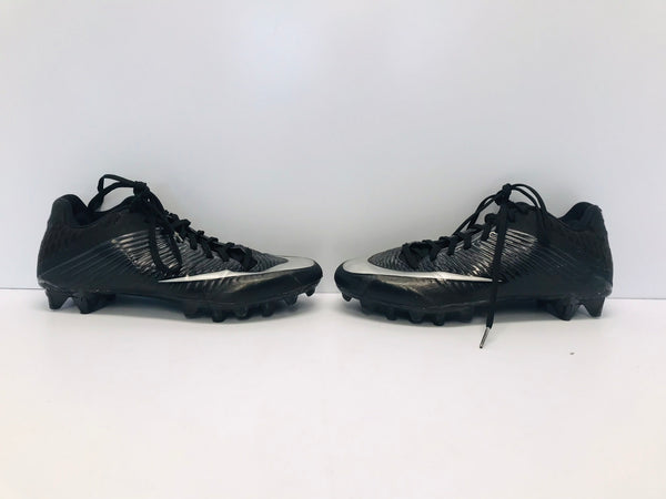 Soccer Shoes Cleats Men's Size 9 Nike Black Silver Slipper Foot Excellent