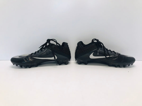Soccer Shoes Cleats Men's Size 9 Nike Black Silver Slipper Foot Excellent