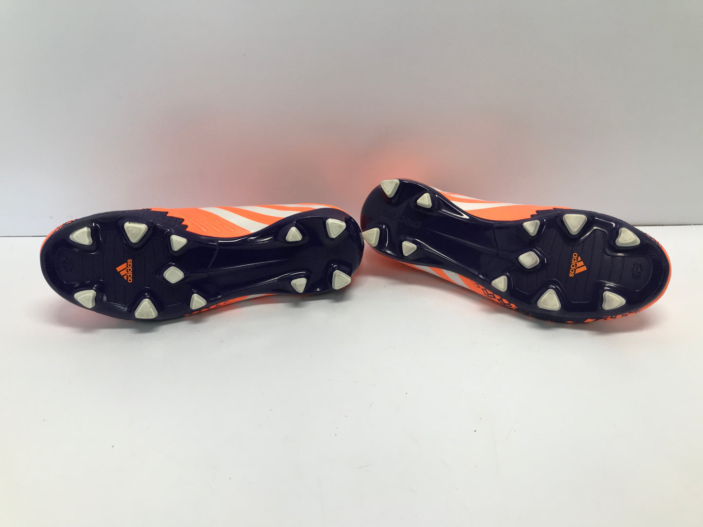 Soccer Shoes Cleats Women's Ladies Size 4 Adidas Absolado Tangerine Blue Like New
