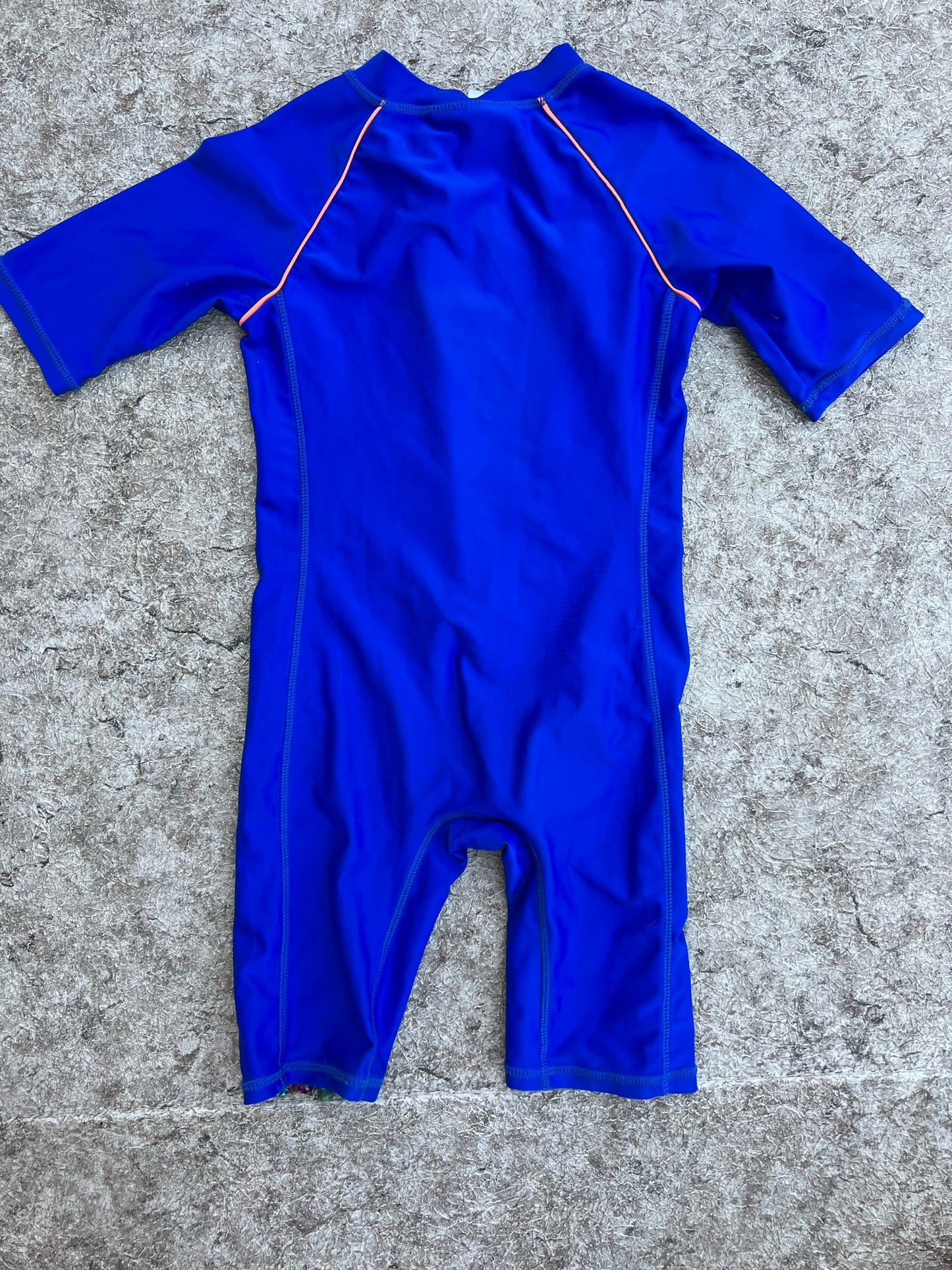 Sun Swim Wear Child Size 5 UV Ray Wave Tribe Sharks Ocean Life Blue