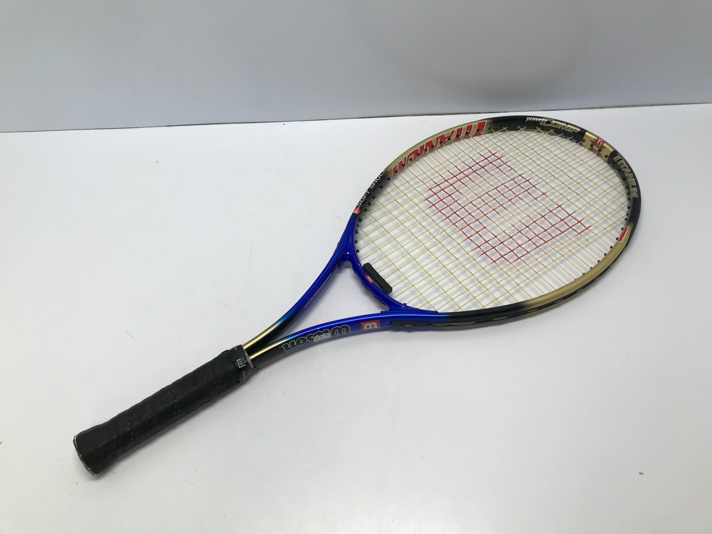 Tennis Racquet Wilson Titanium Power Comp Soft Shock  4 3.8 Excellent