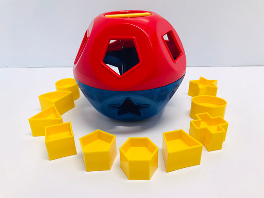 Tupperware Tuppertoys Shape O Ball Complete Like New