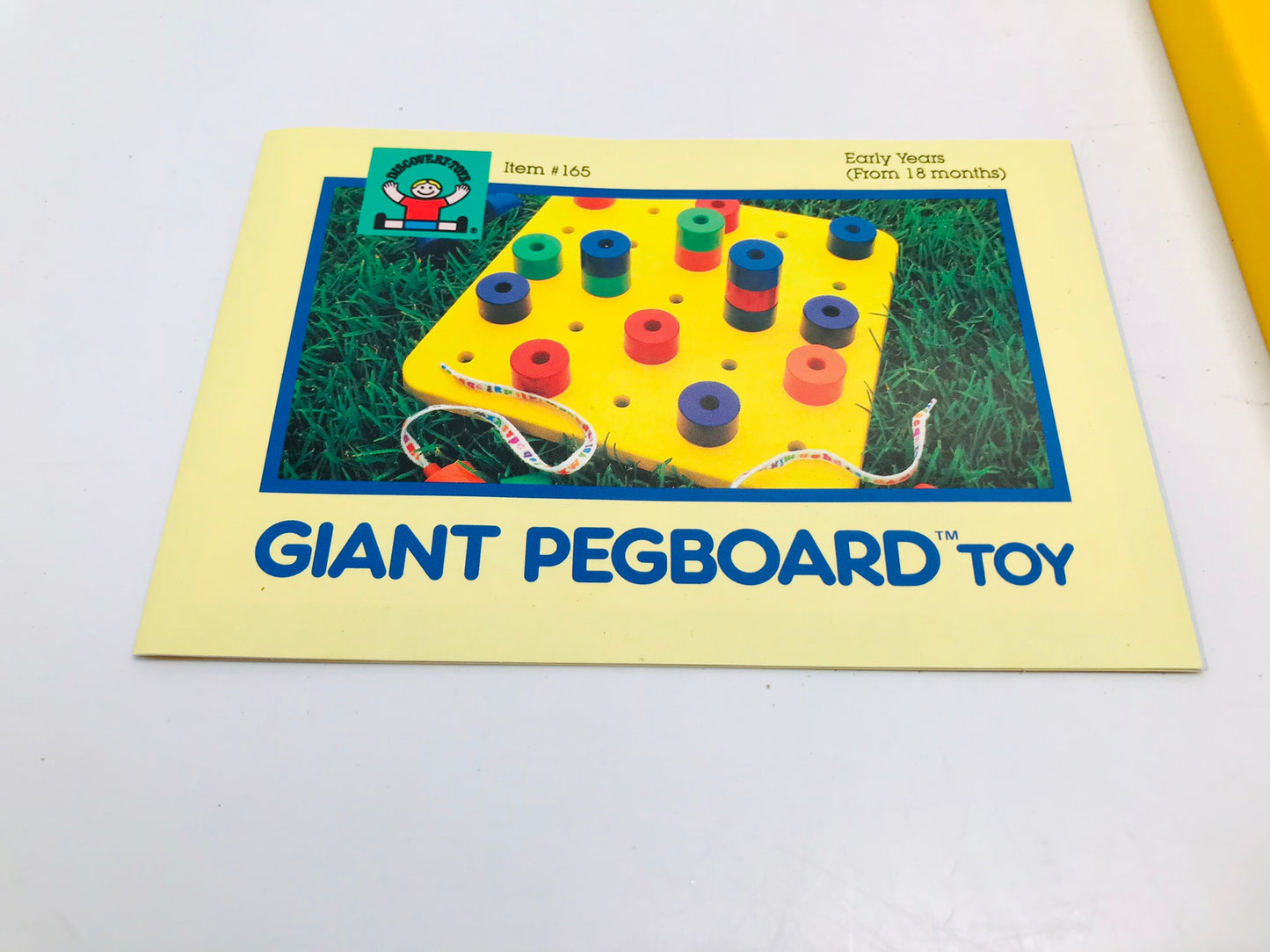 Vintage Discovery Toys Educational PegBoard Complete Like New Outstanding Quality