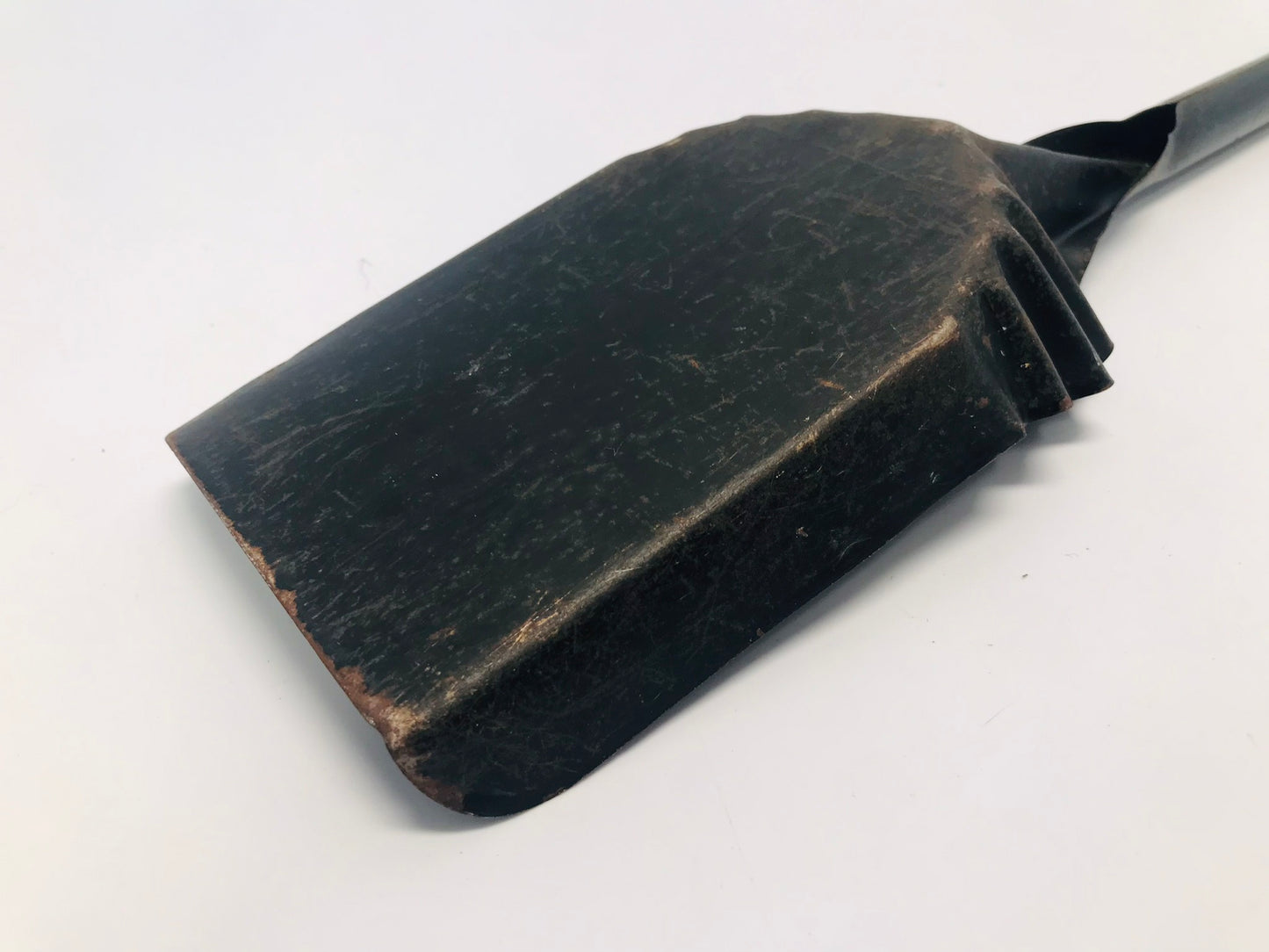 Vintage Grandpa's Old Coal Skuttle Fireplace Shovel 1950's RAR