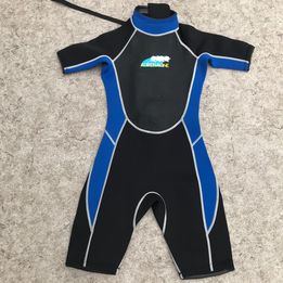 Wetsuit Child Size 10-12 Adrenaline 2 mm Black Blue Excellent
