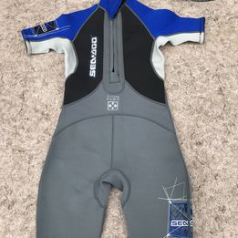 Wetsuit Child Size 10 Blue Grey Black 2-3 mm New Demo Model