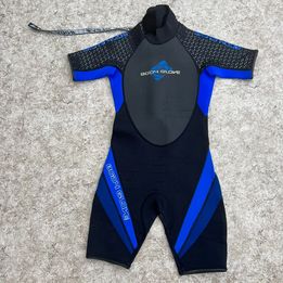 Wetsuit Child Size 10 Body Glove 2-3 mm Neoprene Black Blue  New
