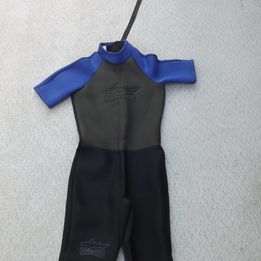 Wetsuit Child Size 12 Bare Skins Black Purple Neoprene 23mm