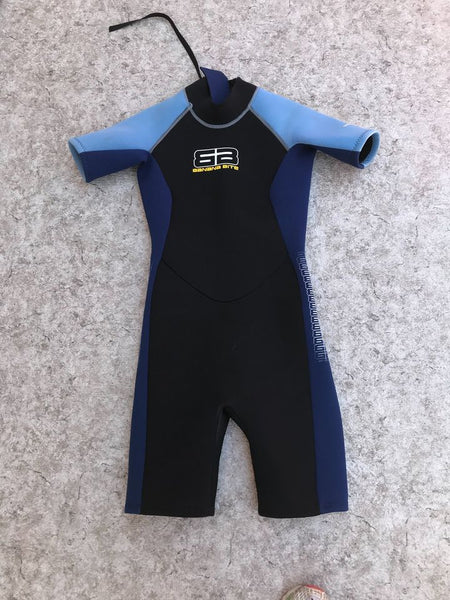Wetsuit Child Size 14 Banana Bite 2-3 mm Black Blue