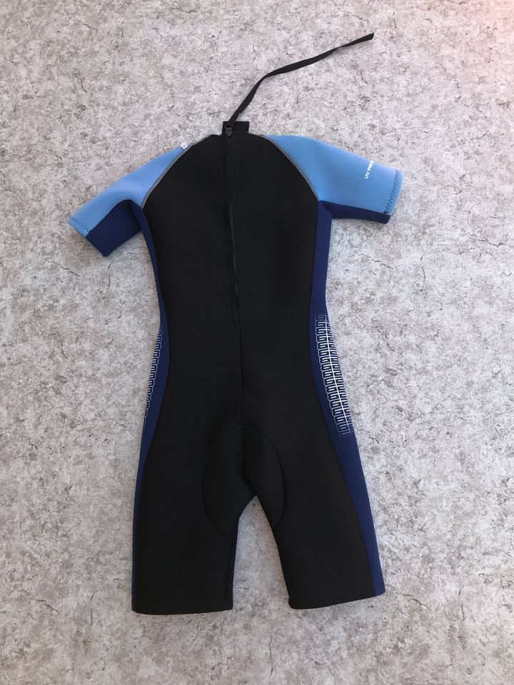 Wetsuit Child Size 14 Banana Bite 2-3 mm Black Blue