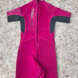 Wetsuit Child Size 3 O'neill Fushia Black 2-3 mm Neoprene Excellent