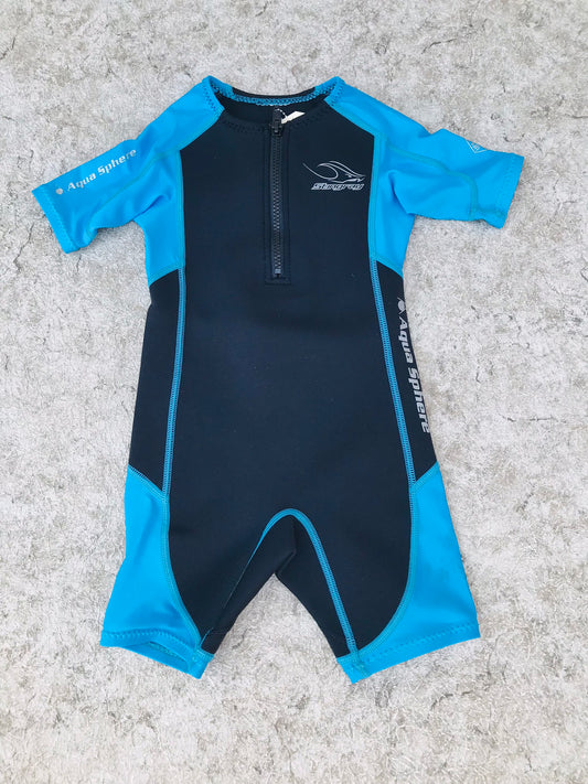 Wetsuit Child Size 4 StingRay AquaSphere 1-2 mm  Excellent