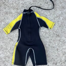 Wetsuit Child Size 4 Trigger Black Gold 2-3 mm