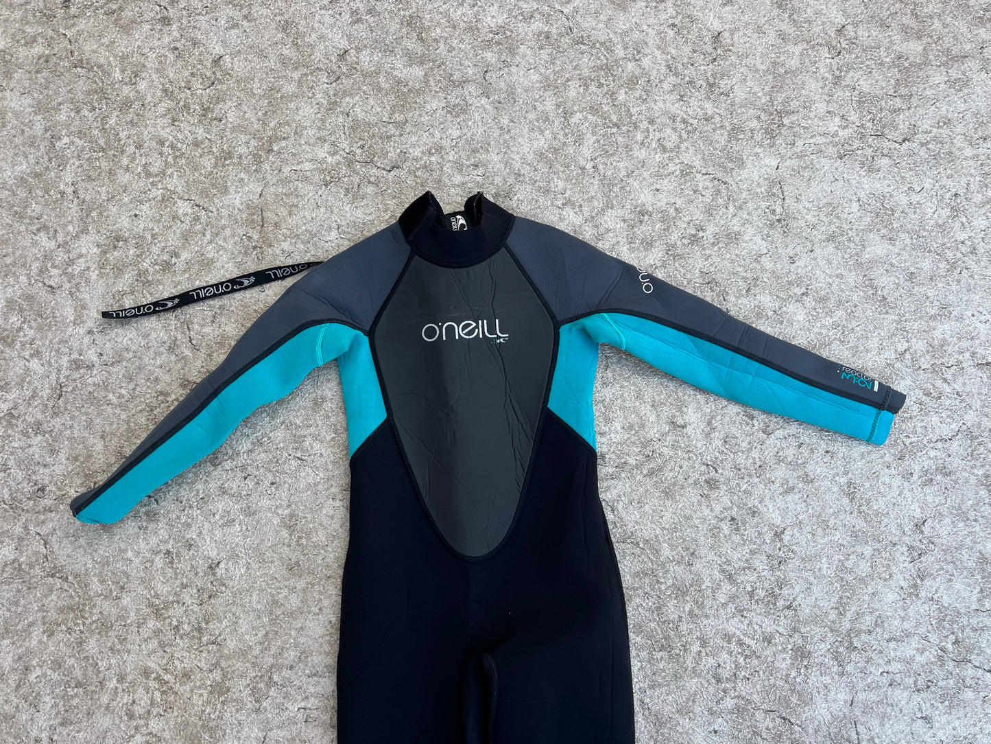 Wetsuit Child Size 6 Teal Blue Black O'Neill Full 3-2 mm Neoprene  Outstanding Quality Like New
