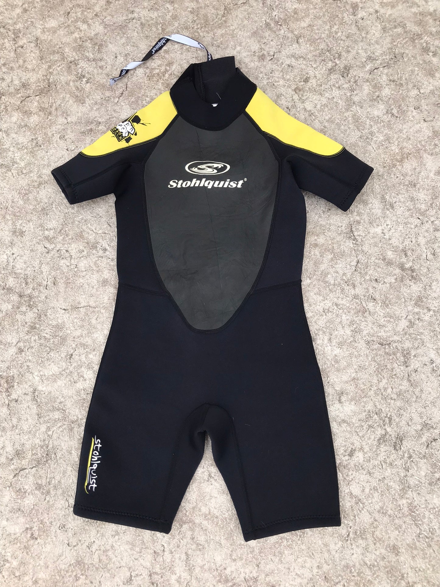 Wetsuit Child Size 7-8 Stohlquist Black Yellow 2-3 mm Neoprene
